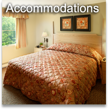 A master bedroom at Steele Hill